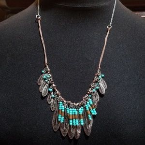 Long tribal Indian inspired‎ necklace for women